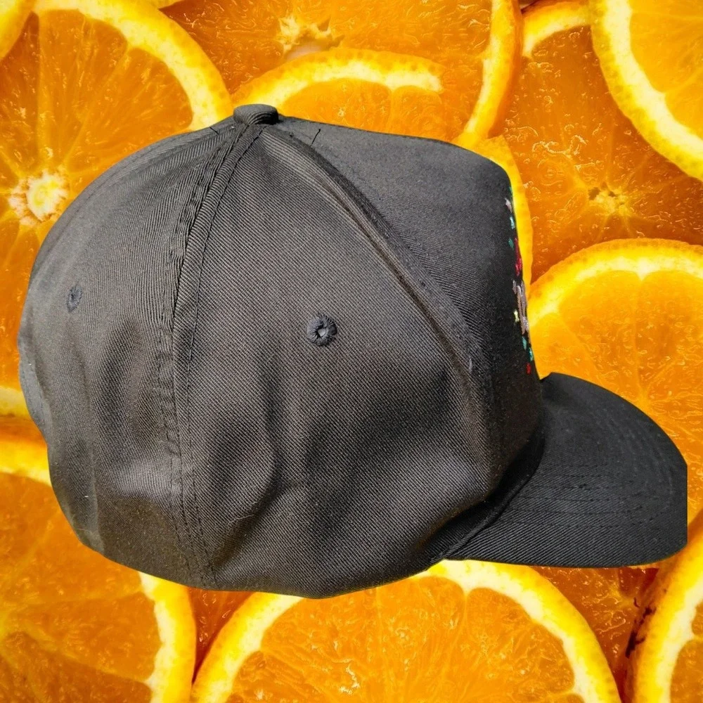 Retired Baseball Cap Fun Spinner Activity Hat‎ Black Embroidered Casual